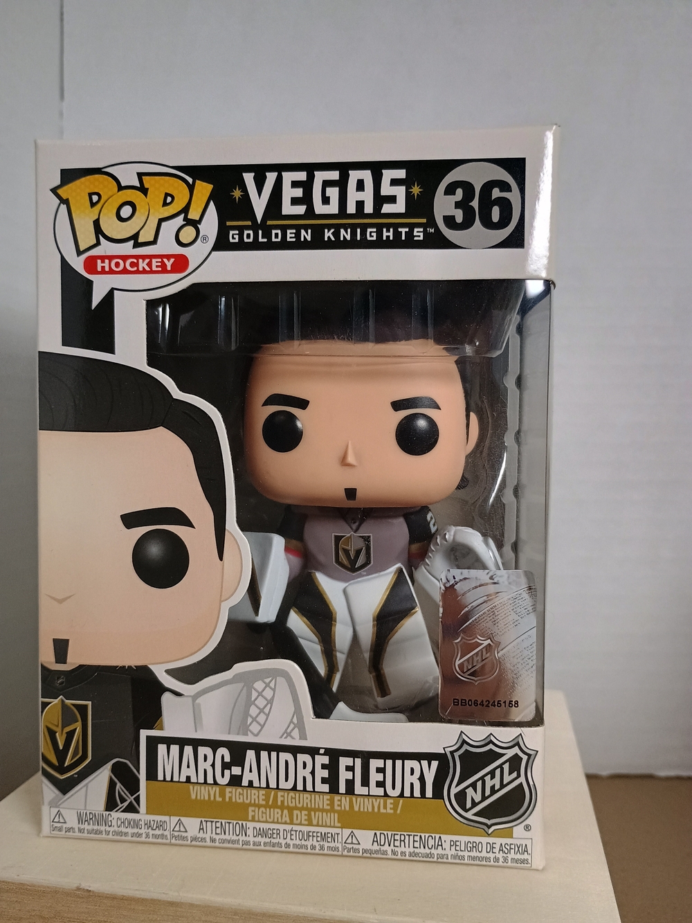 Funko Pop! NHL: Vegas Golden Knights - Marc-Andre Fleury #36 Pop! Hockey #36